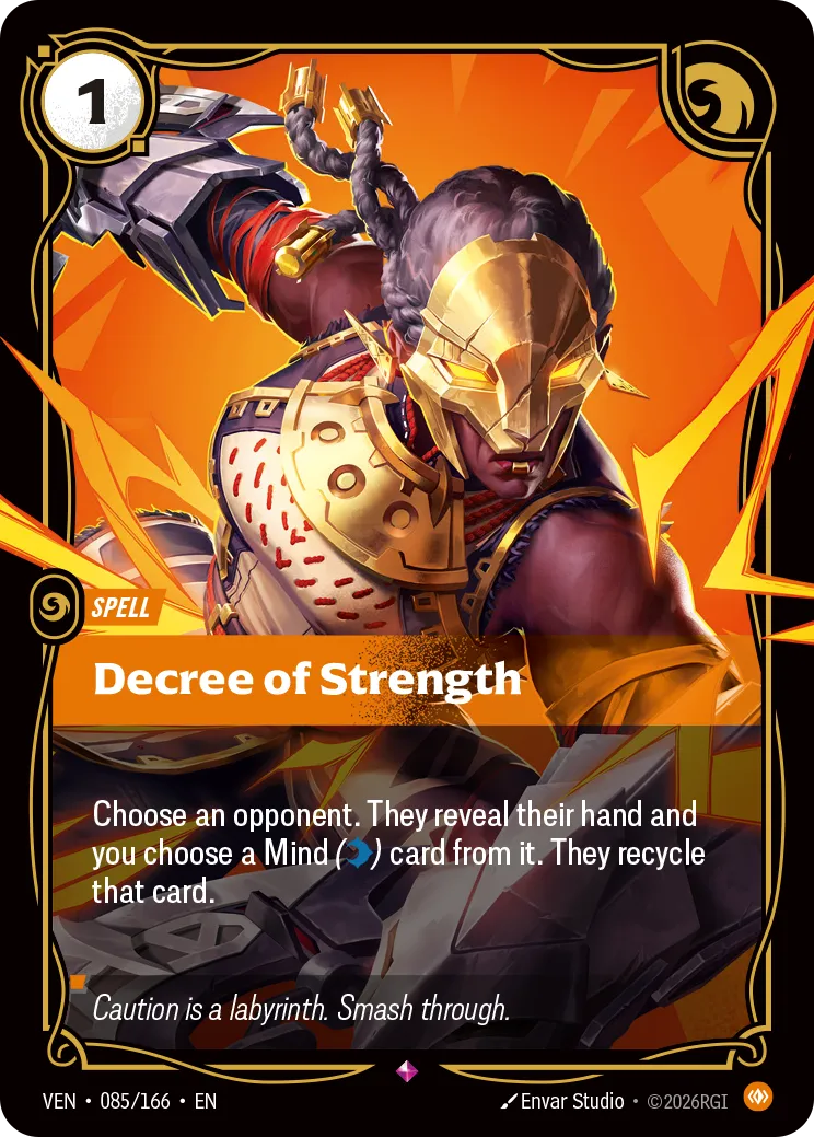 Decree of Strength - 085/166 (VEN) Rare