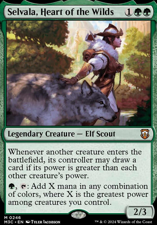 Selvala, Heart of the Wilds [#0246 Ripple Foil] (M3C-M)