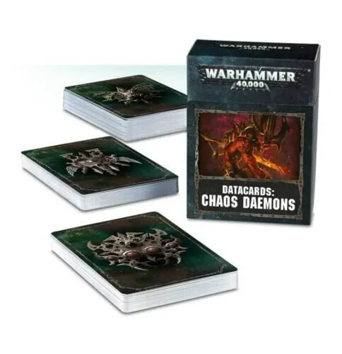 40K: Datacards - Chaos Daemons (8th) (OOP)