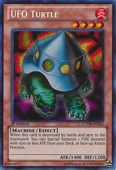 UFO Turtle (LCYW-EN233) 1st Edition Secret Rare