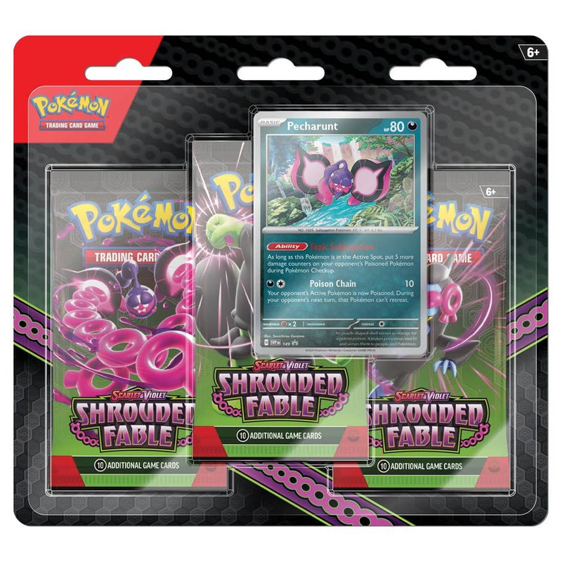 Pokemon TCG: S&V6.5 Shrouded Fable - 3 Pack Blister