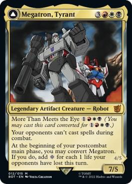 Megatron, Tyrant // Megatron, Destructive Force [#026 Shattered Glass] (BOT-M-FOIL)