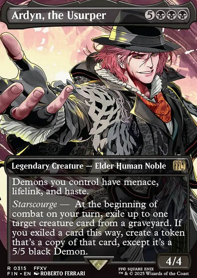 Ardyn, the Usurper [ #0315 Borderless Alternate Art ] (FIN-R)