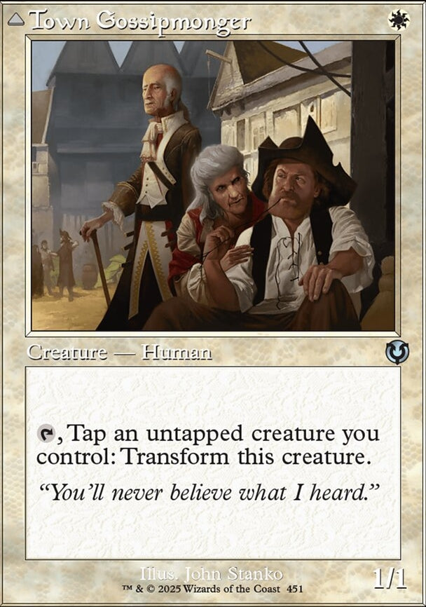 Town Gossipmonger // Incited Rabble [ #0451 Retro Frame ] (INR-U)