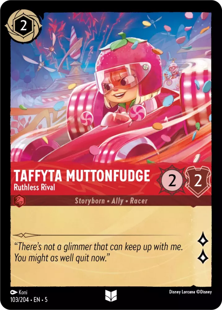 Taffyta Muttonfudge - Ruthless Rival (Shimmering Skies 103/204) Uncommon - Near Mint