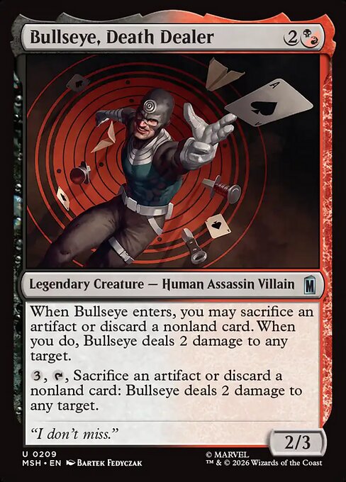 Bullseye, Death Dealer [ #0209 ] (MSH-U)