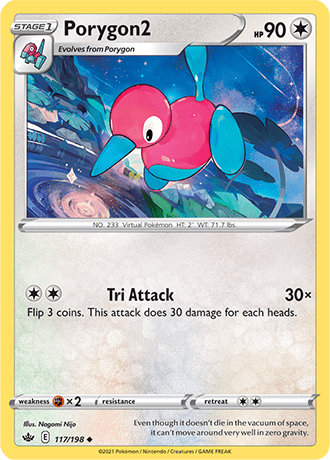 Porygon2 - 117/198 (SWSH06) Uncommon - Near Mint