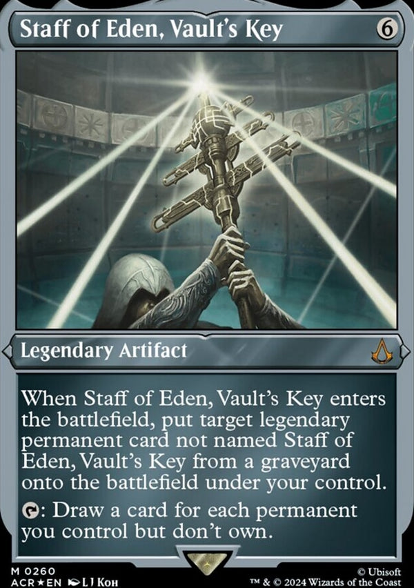 Staff of Eden, Vault's Key [#0260 Etched Foil] (ACR-M)