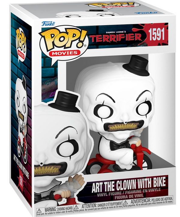 POP Figure: Horror Terrifiers #1591 - Art the Clown with Bike