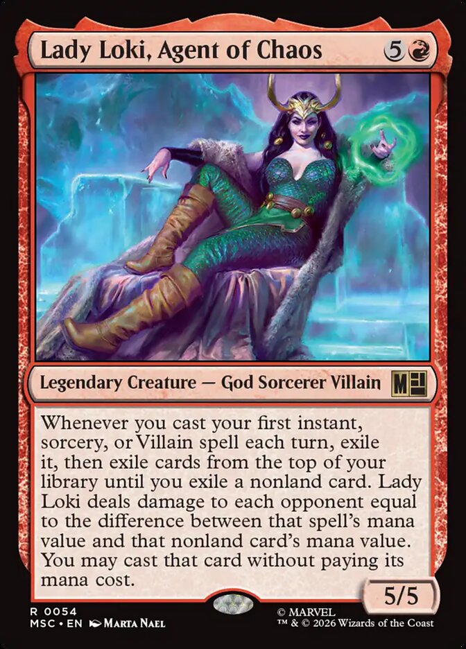 Lady Loki, Agent of Chaos [ #0054 Surge Foil ] (MSC-R)