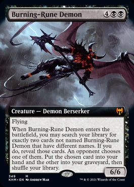 Burning-Rune Demon [Extended Art #349] (KHM-M)