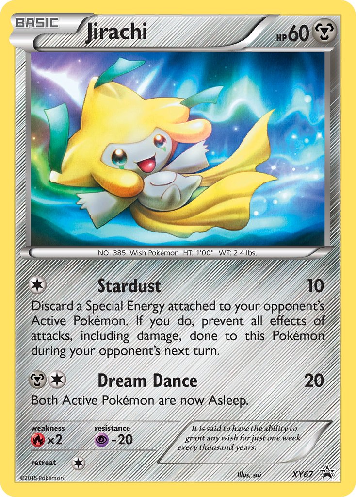 Jirachi (Full Art) - XY67a (XY:PR) Alternate Art Promo - Near Mint Holofoil