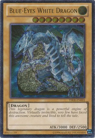 Blue-Eyes White Dragon (YSKR-EN001) Ultimate Rare Limited Edition