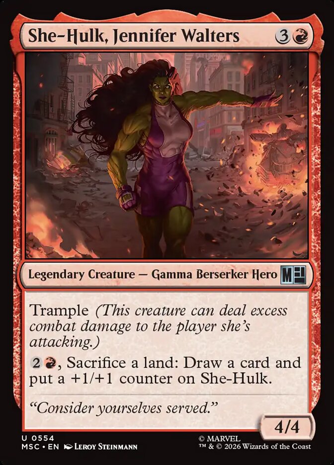She-Hulk, Jennifer Walters [ #0554 ] (MSC-U)