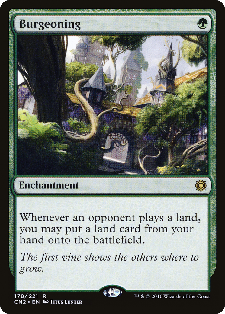 Burgeoning (CN2-R) Heavy Play