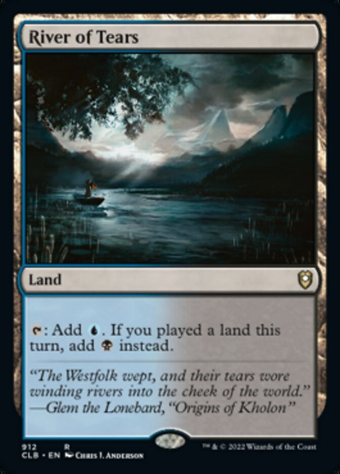 River of Tears [#912 Commander Decks] (CLB-R)