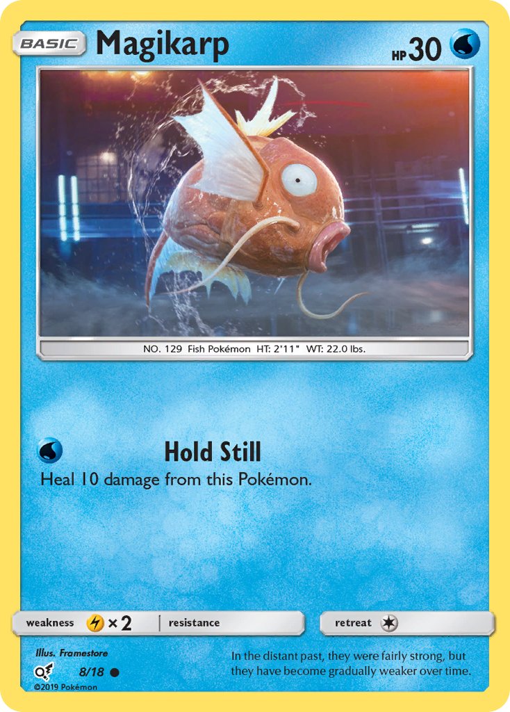 Magikarp - 08/18 (DEP) Common - Near Mint Holofoil