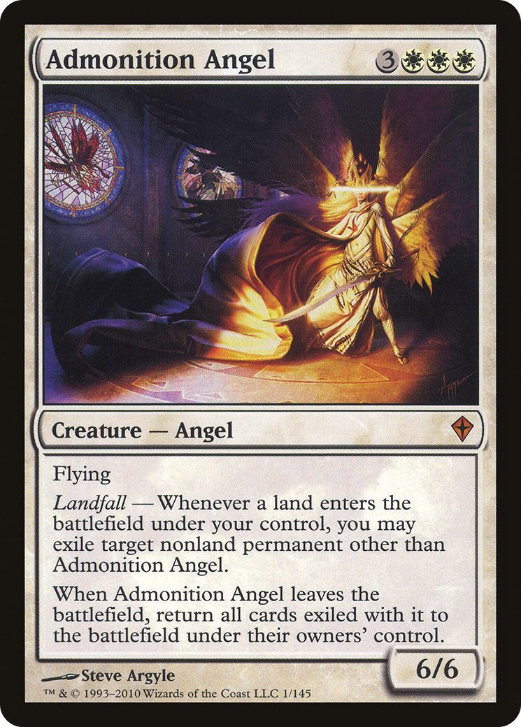 Admonition Angel (WWK-M) Light Play