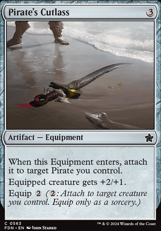 Pirate's Cutlass [#0563 Beginner Box] (FDN-C)