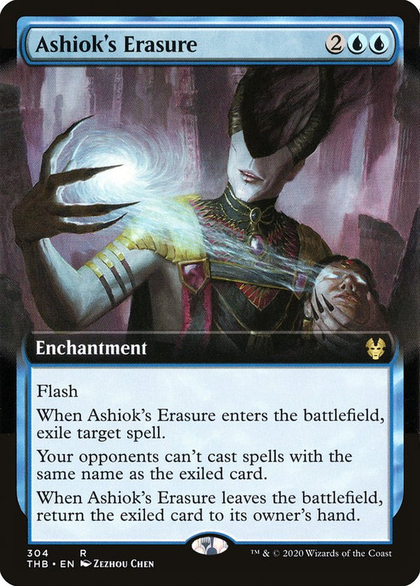 Ashiok's Erasure [#304 Extended Art] (THB-R-FOIL)