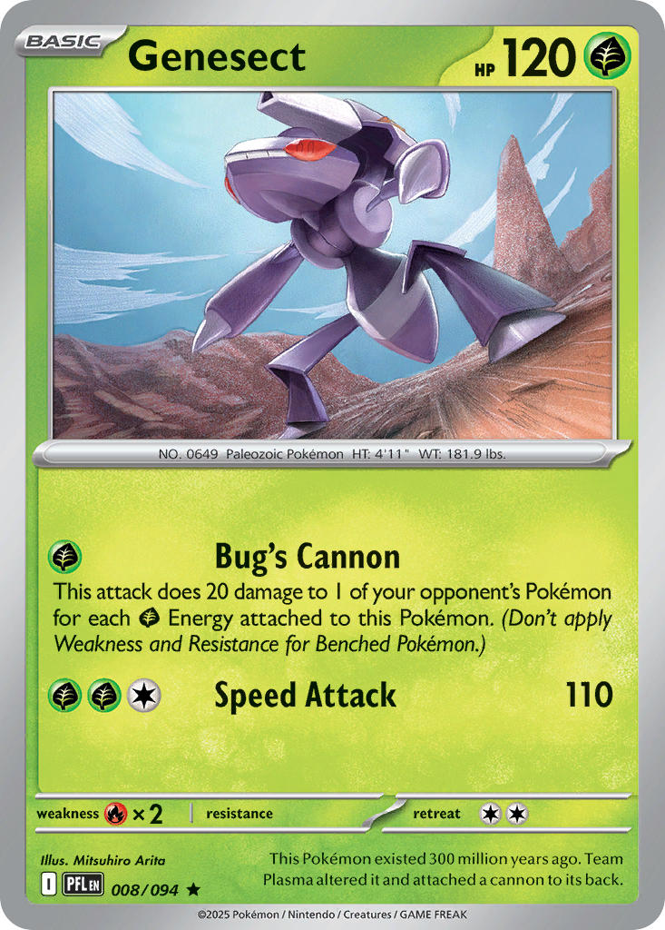 Genesect - 008/094 (PFL) Rare
