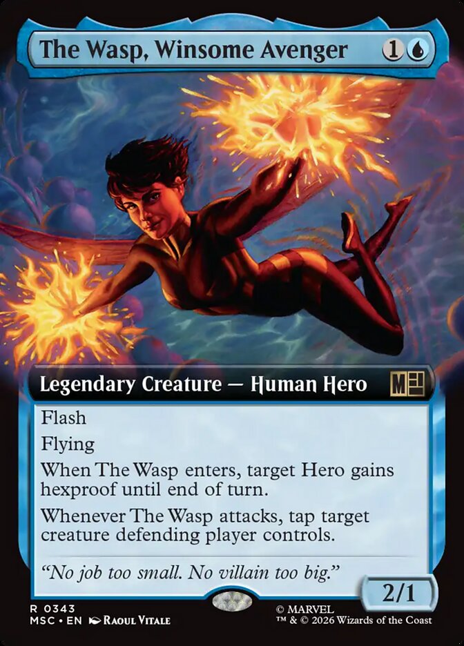 The Wasp, Winsome Avenger [ #0343 Extended Art ] (MSC-R)
