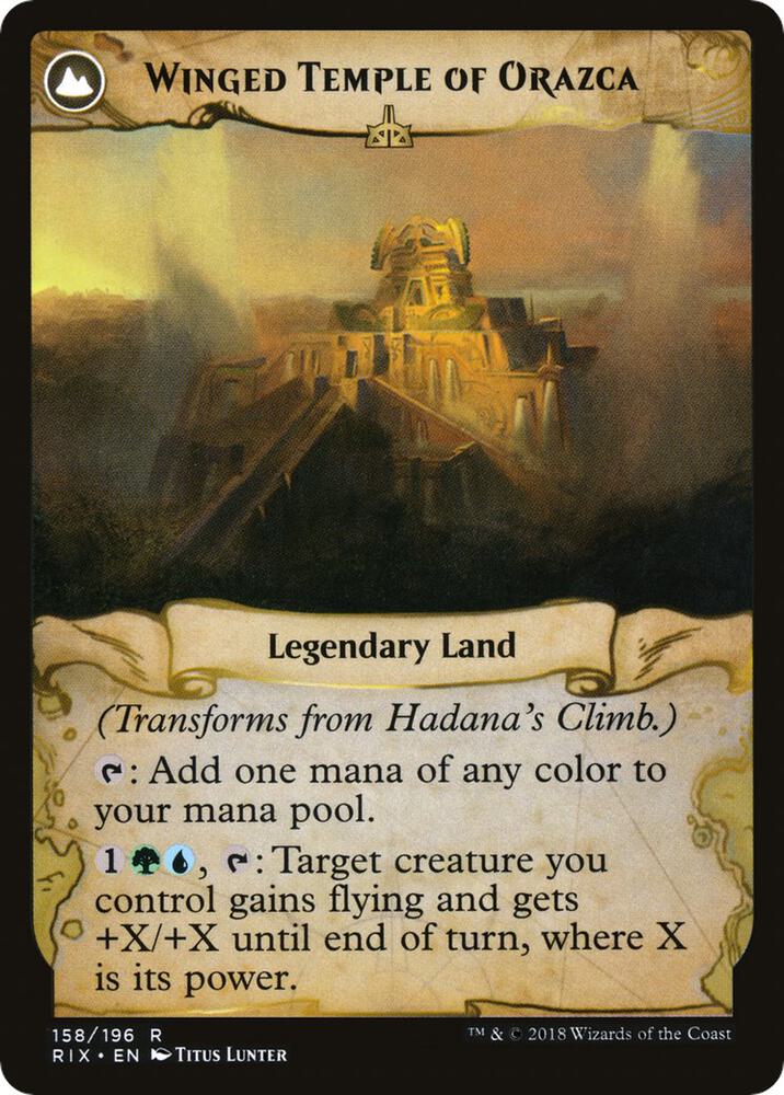 Hadana's Climb // Winged Temple of Orazca (RIX-R-LIST)