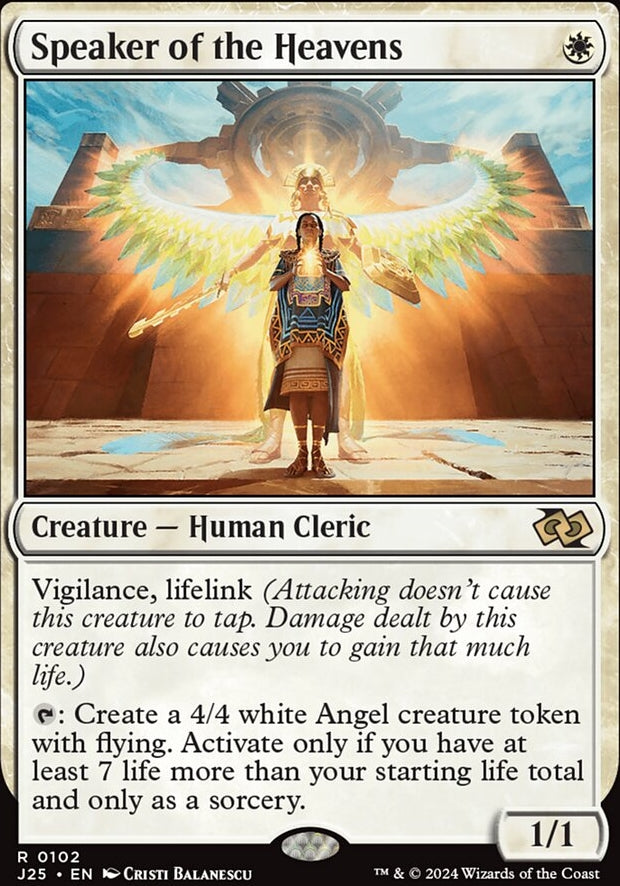 Speaker of the Heavens [#0102] (J25-R)
