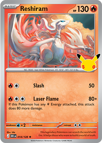Reshiram - 014/128 (30C) Rare
