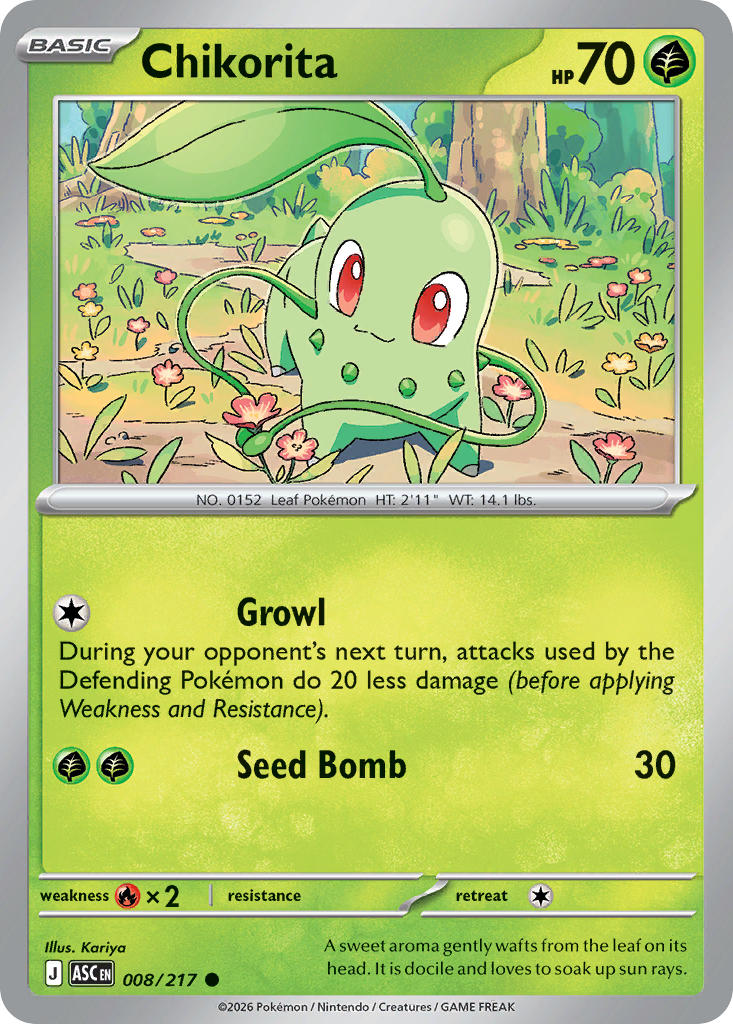 Chikorita - 008/217 (ASC) Common