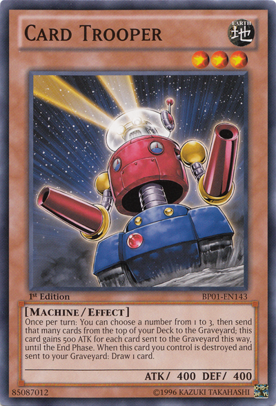 Card Trooper (BP01-EN143) Common - Near Mint 1st Edition