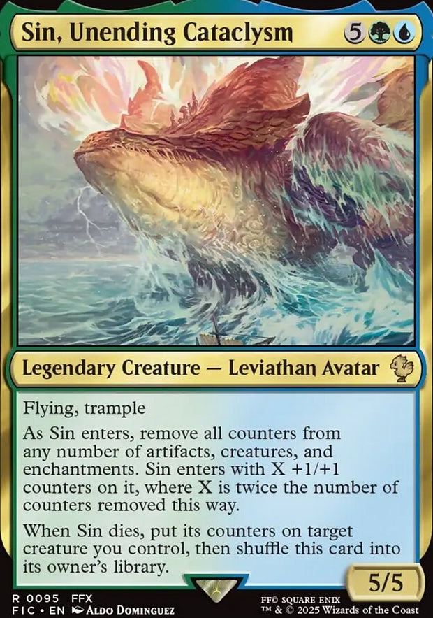 Sin, Unending Cataclysm [ #0095 Surge Foil ] (FIC-R)