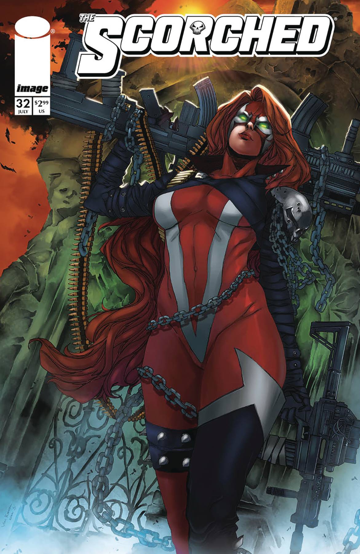 SPAWN SCORCHED #32 CVR A VON RANDAL