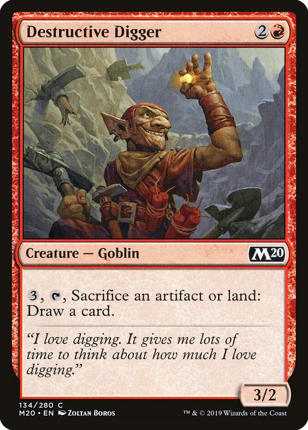 Destructive Digger (M20-C-FOIL)