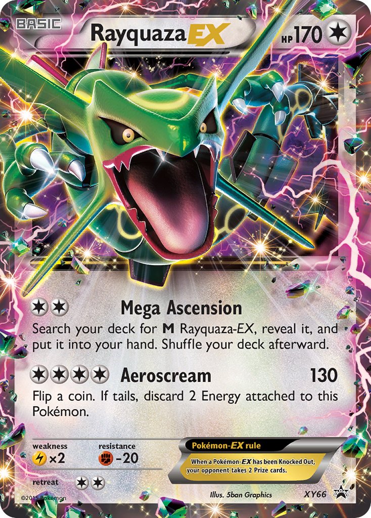 Rayquaza EX - XY66 (XY:PR) Promo - Near Mint Holofoil
