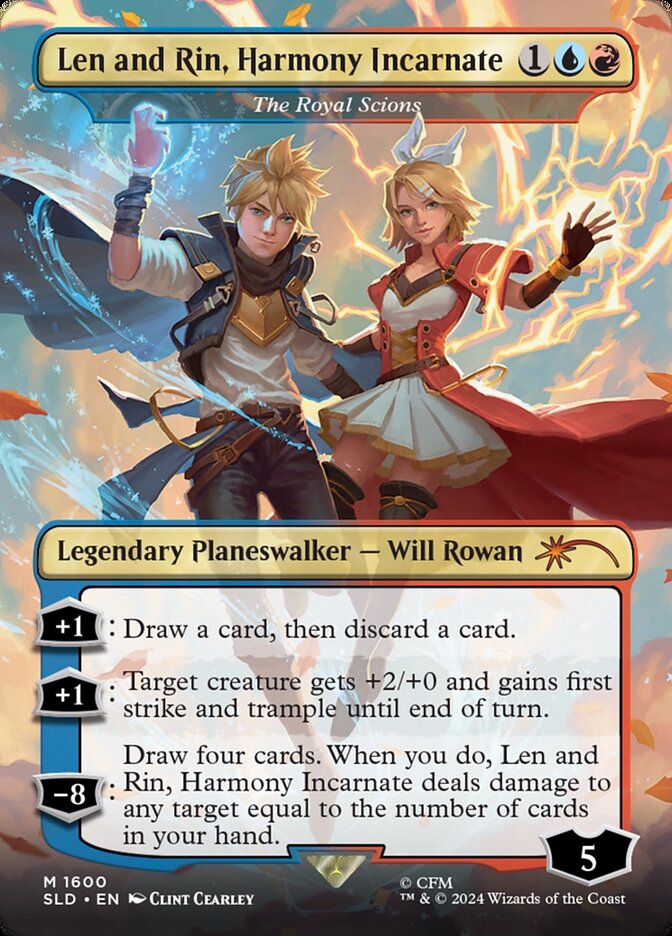 Len and Rin, Harmony Incarnate - The Royal Scions [#1600] (SLD-M-FOIL)