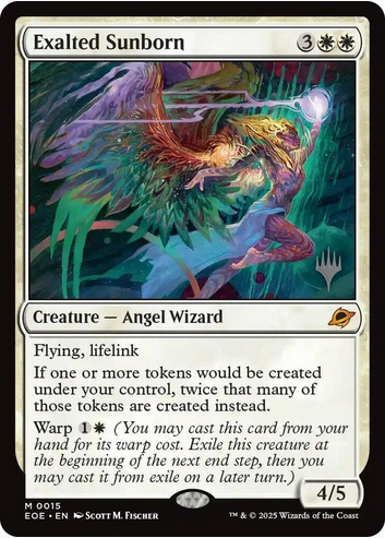 Exalted Sunborn [ #0015 ] (EOE-M) Promo Pack Normal Near Mint