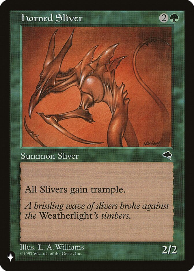 Horned Sliver (TMP-U) List