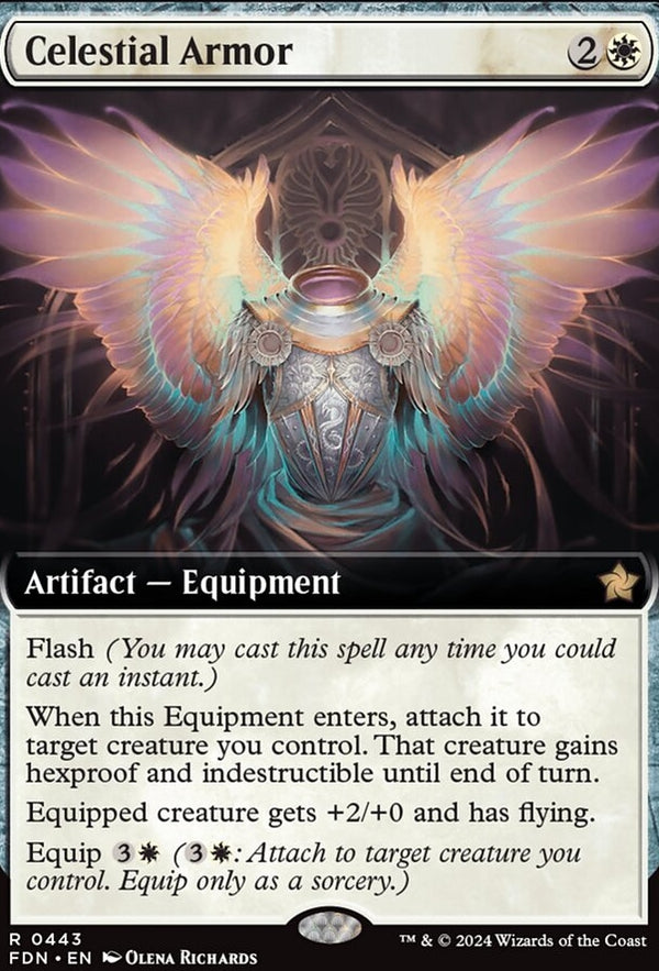 Celestial Armor [#0443 Extended Art] (FDN-R)