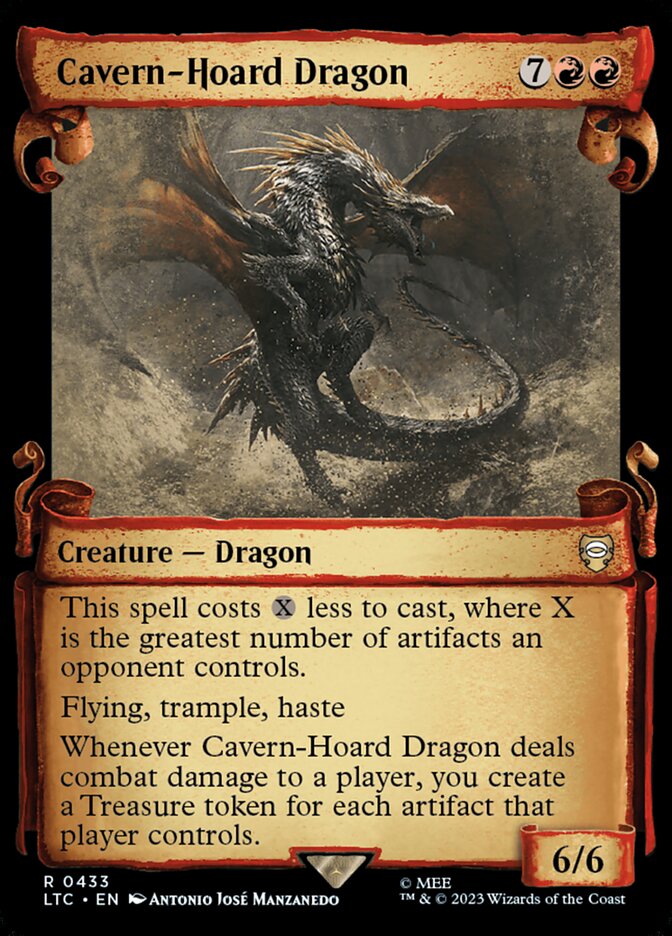 Cavern-Hoard Dragon [#0433 Showcase Scrolls] (LTC-R-FOIL)