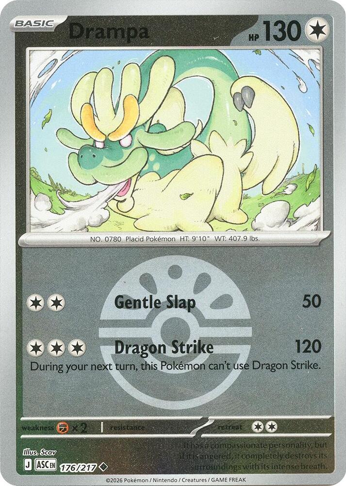 Drampa (Friend Ball) - 176/217 (ASC) Uncommon