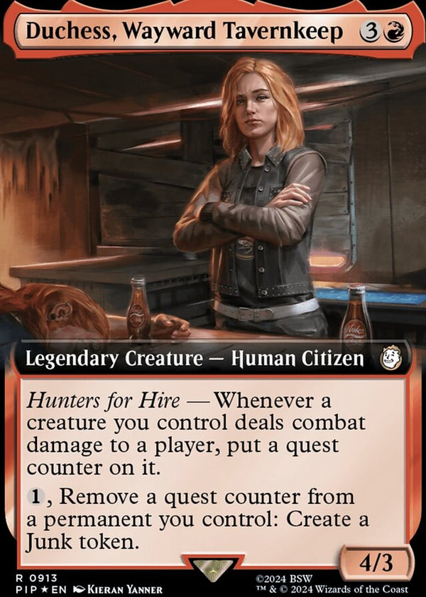 Duchess, Wayward Tavernkeep [#0913 Extended Art Surge Foil] (PIP-R)