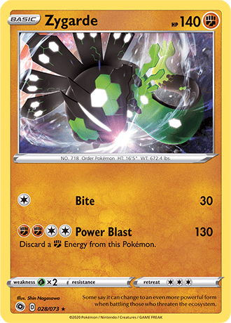 Zygarde - 28/73 (CHP) Holo Rare - Near Mint Holofoil