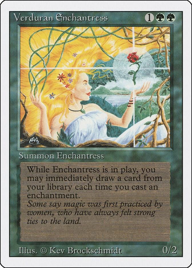 Verduran Enchantress (3ED-R) Moderately Played
