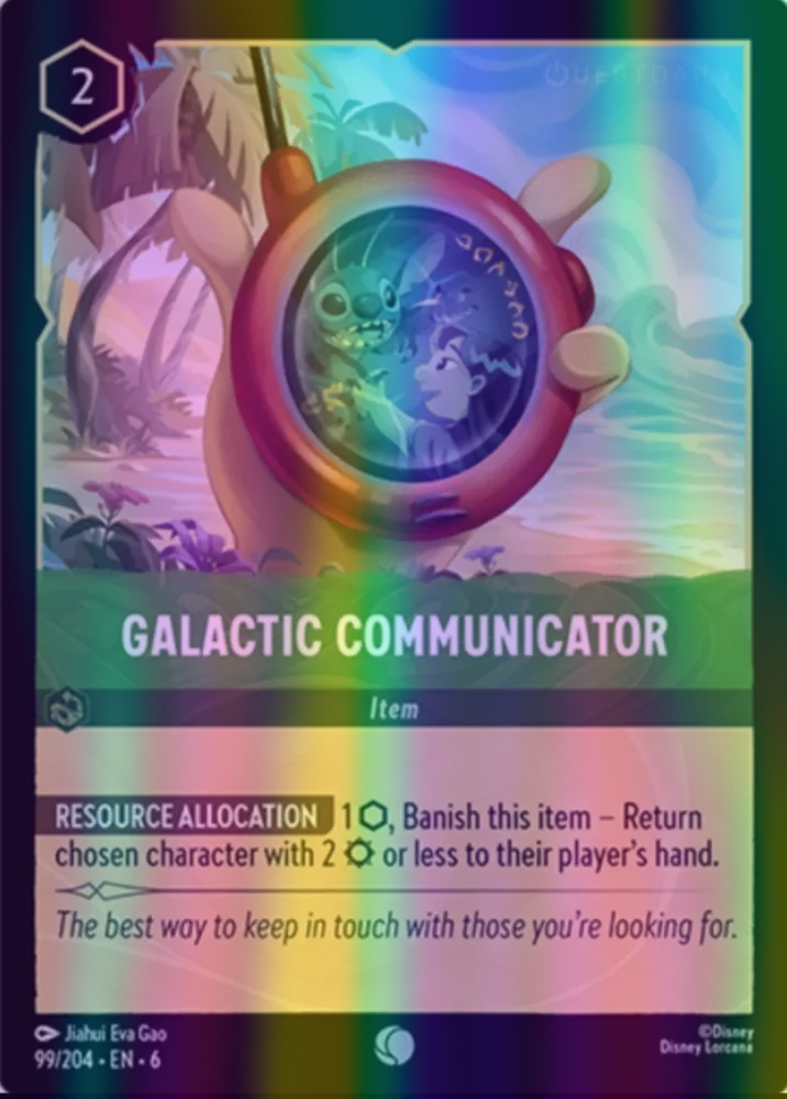 Galactic Communicator (Azurite Sea 099/204) Common - Near Mint Cold Foil