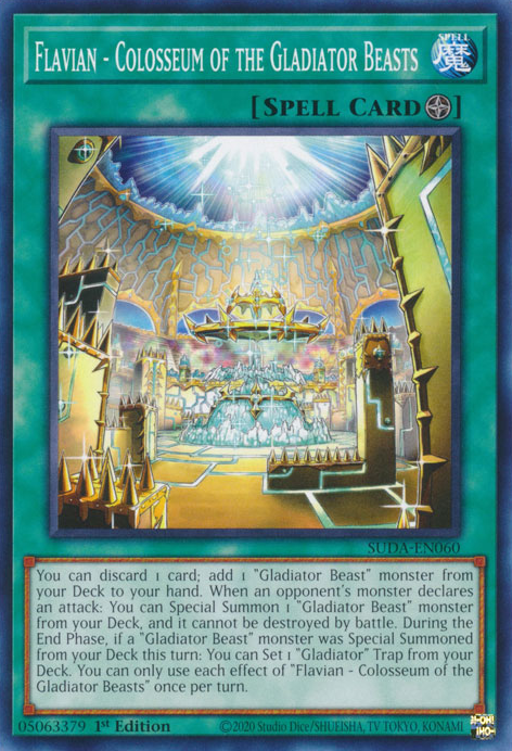 Flavian - Colosseum of the Gladiator Beasts (SUDA-EN060) Common - Near Mint 1st Edition