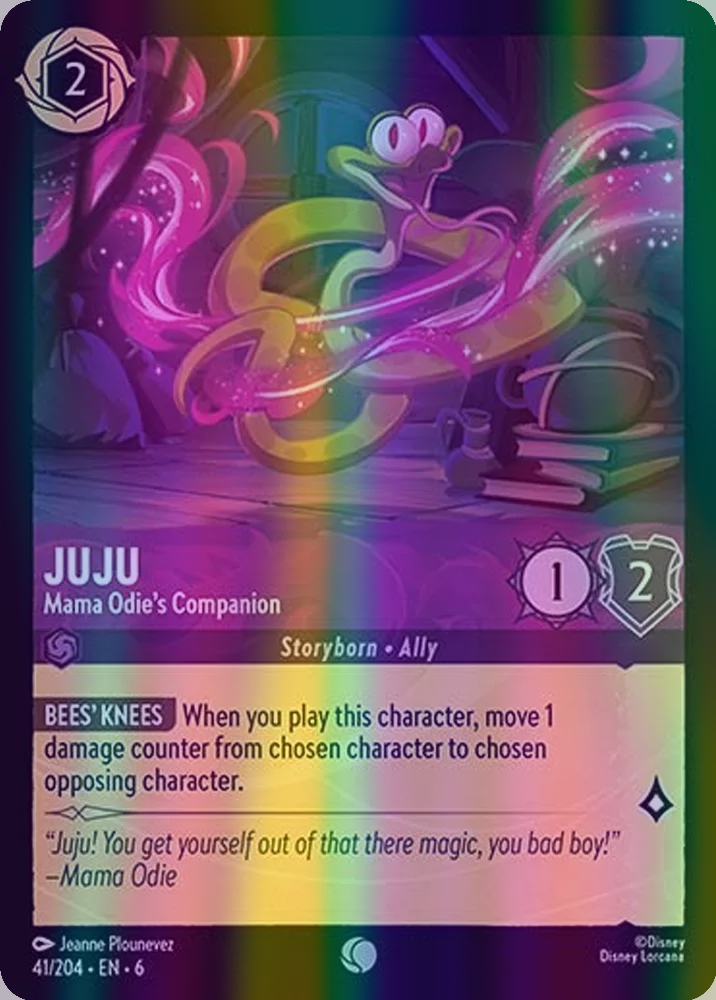 Juju - Mama Odie's Companion (Azurite Sea 041/204) Common - Near Mint Cold Foil