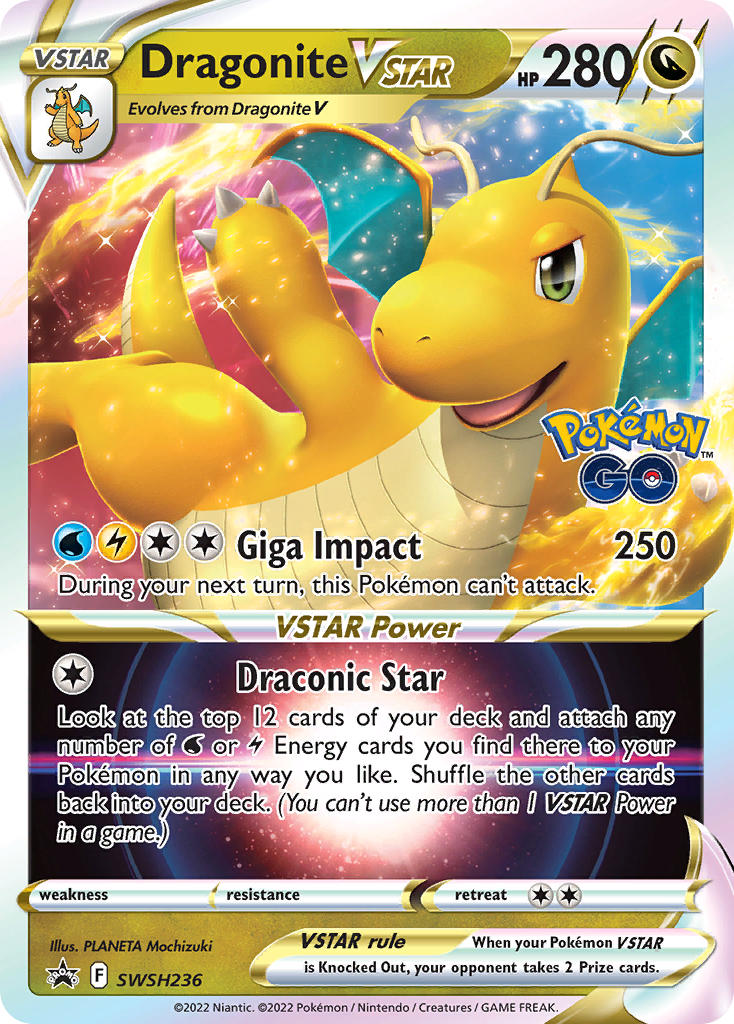 Dragonite VSTAR - SWSH236 (SWSH:PR) Promo - Near Mint Holofoil