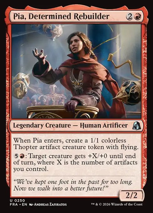 Pia, Determined Rebuilder [ #0250 ] (FRA-U)
