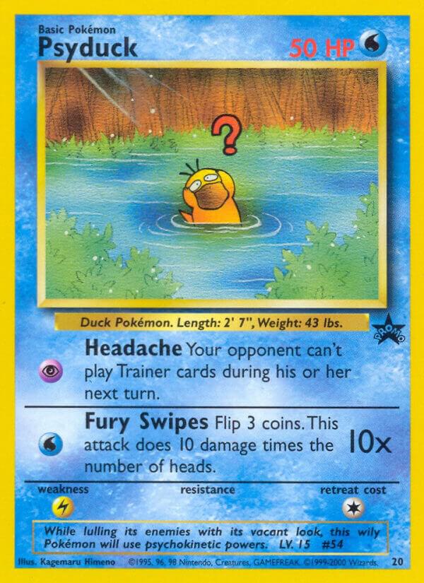 Psyduck - 20 (WoTC) Promo - Near Mint